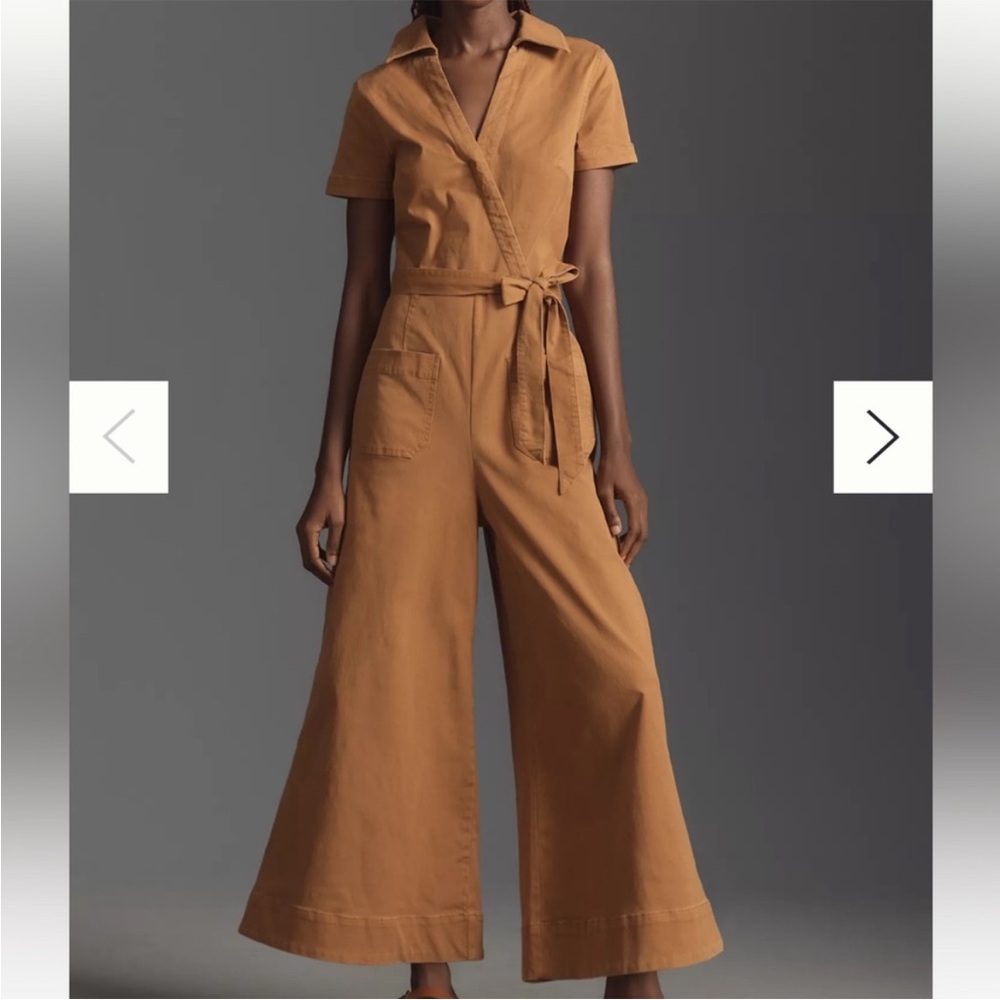 MAEVE Anthropologie Colette Wrap Jumpsuit Women’s 12